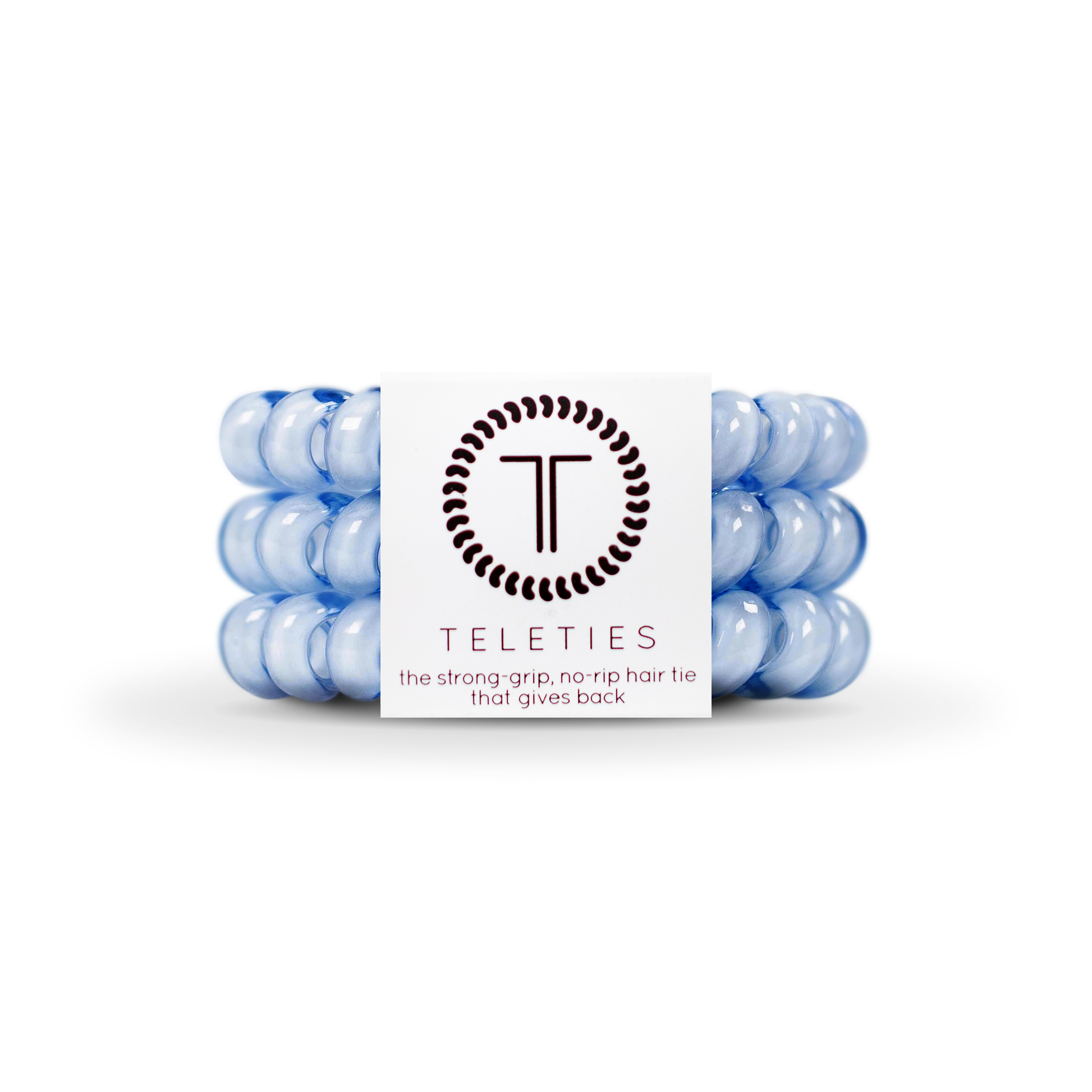 Spiral Hair Coils | Washed Denim