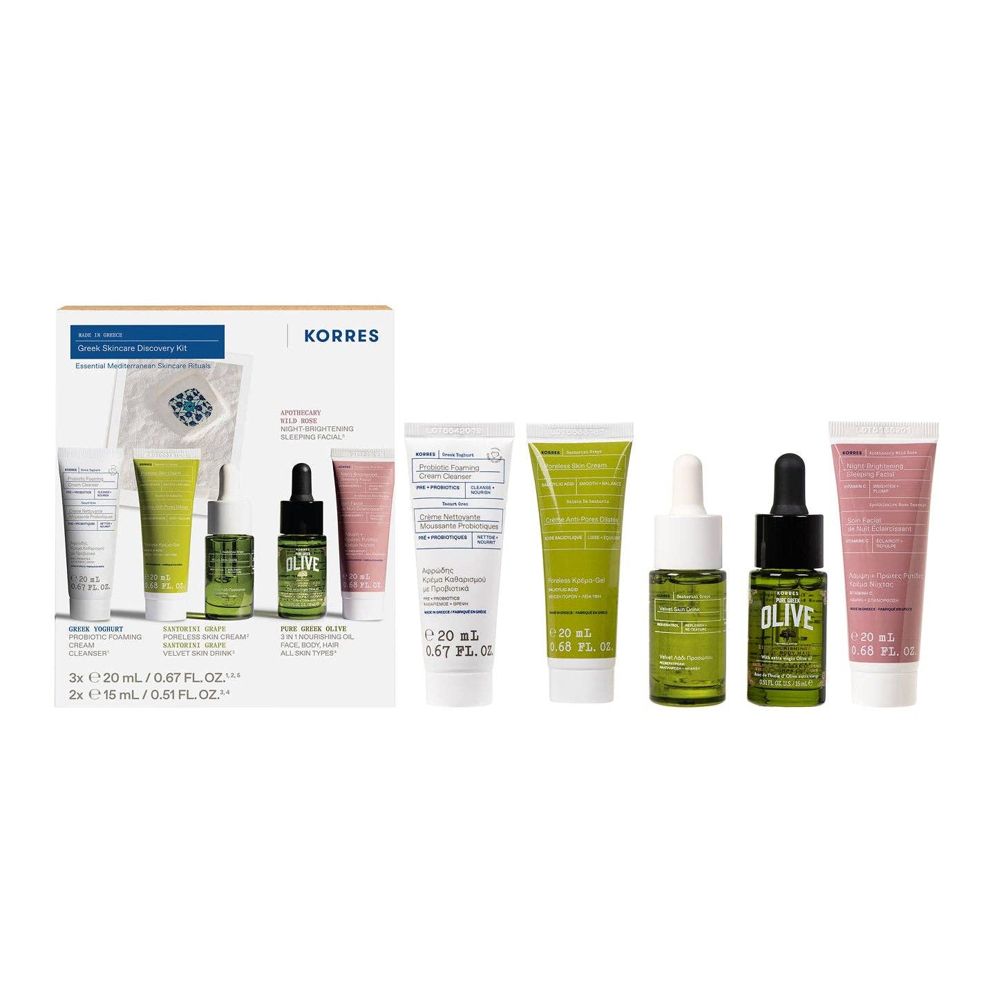 Greek Skincare Discovery Kit ($118 Value)