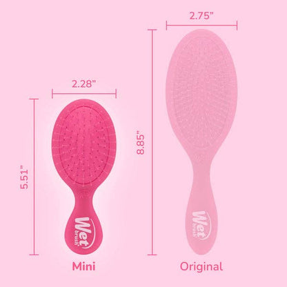 Mini Detangler - Frost Pink