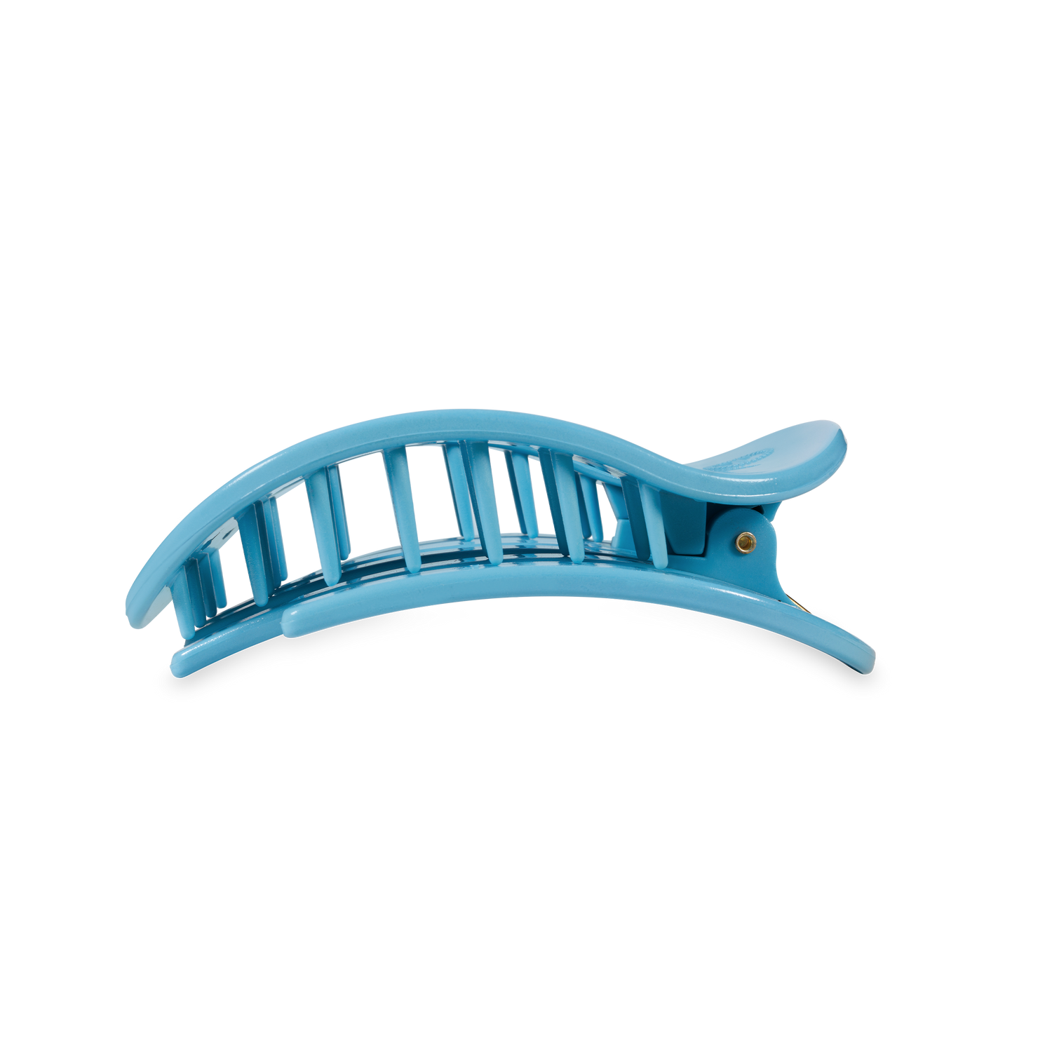 Flat Round Hair Clip | Summer Sky