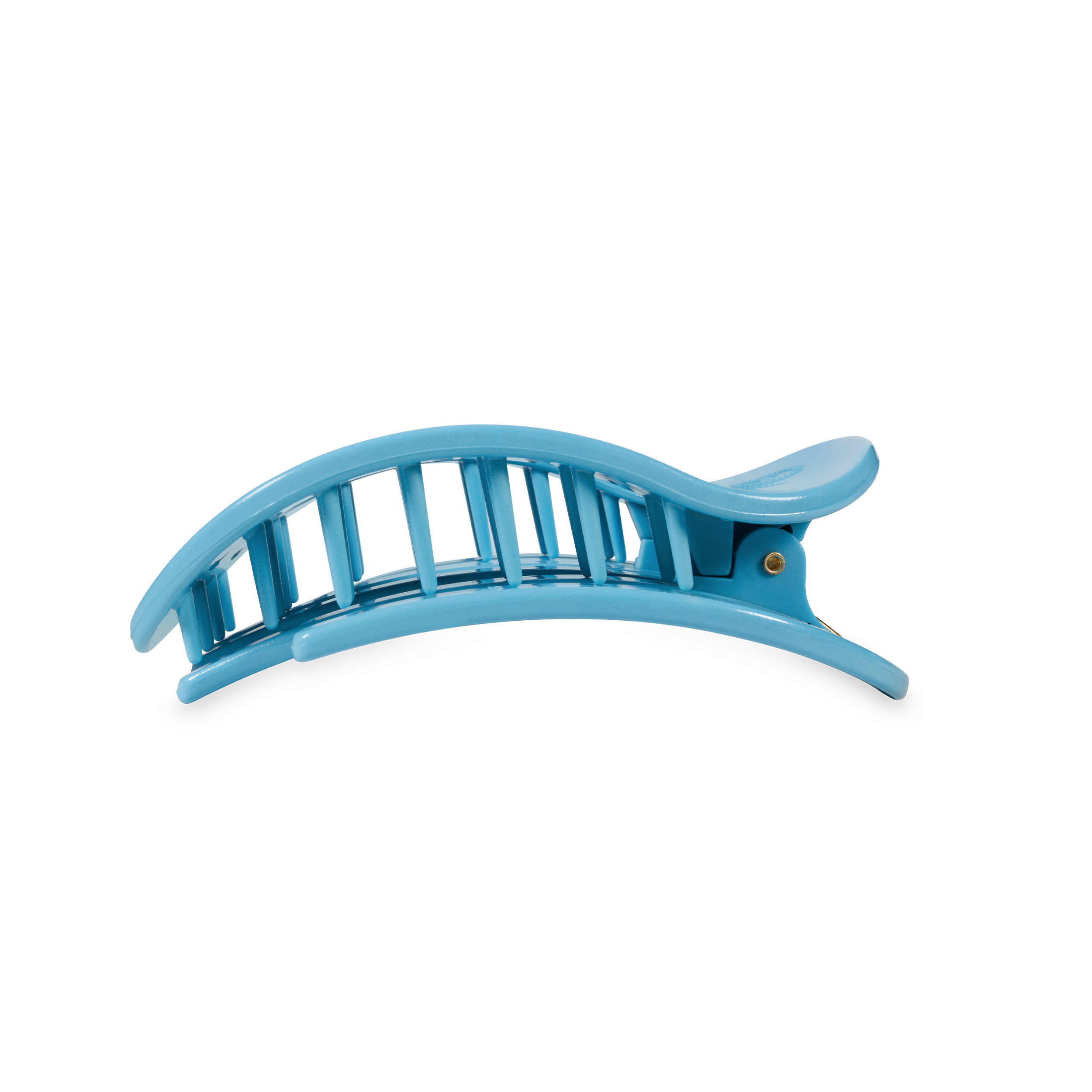 Flat Round Hair Clip | Summer Sky