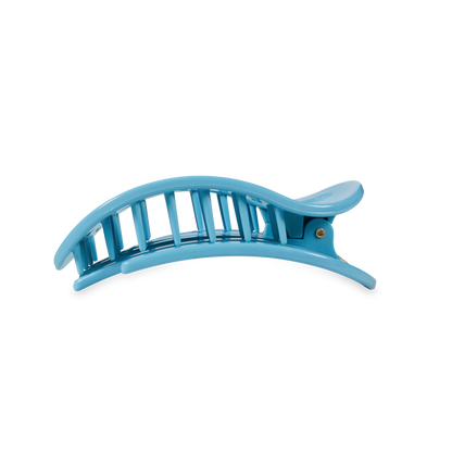 Flat Round Hair Clip | Summer Sky