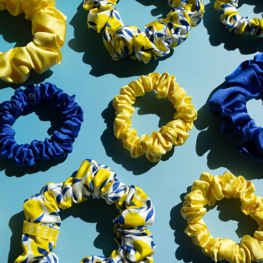 Silk Hair Scrunchie | Limoncello
