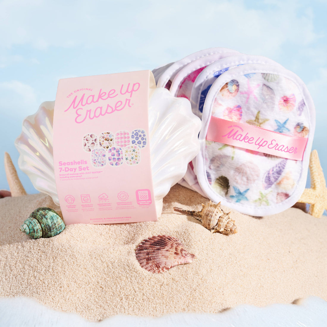 Seashells 7-Day Gift Set &amp; Seashell Case |   Mermaid Beach Glam