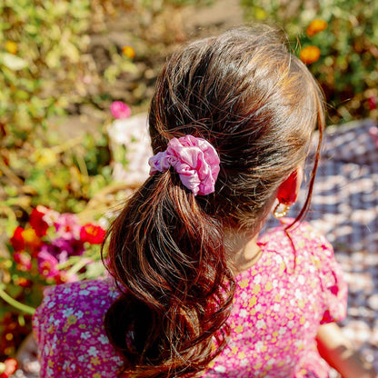 Silk Hair Scrunchie | Rose All Day