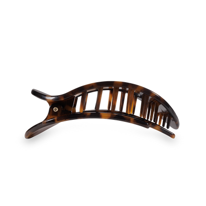 Flat Round Flat Hair Clip | Small | Tortoise
