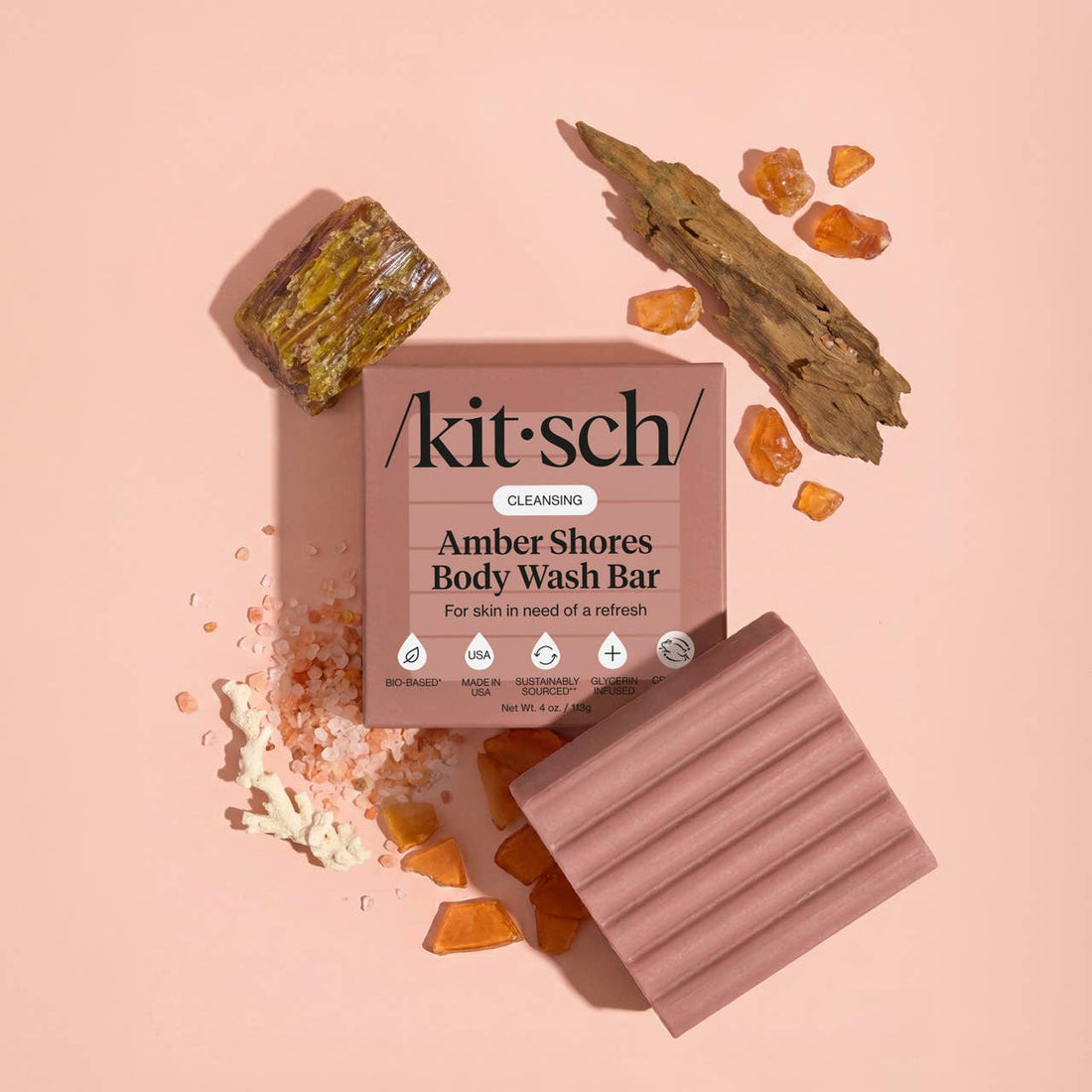 Cleansing Amber Shores Body Wash Bar