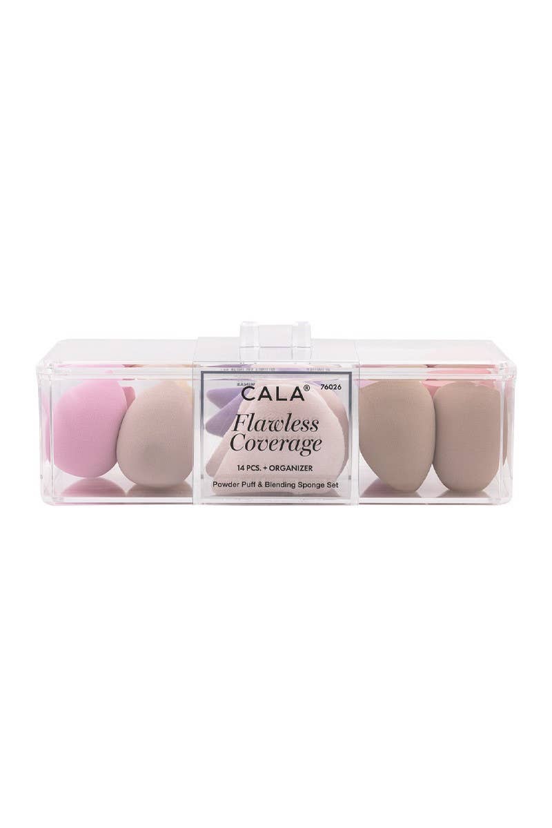 Flawless Sponges Set + Organizer