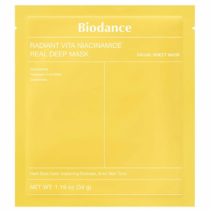 BIODANCE Radiant Vita Niacinamide Real Deep Mask