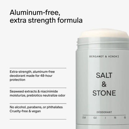 Bergamot &amp; Hinoki Extra-Strength Aluminum-Free Deodorant