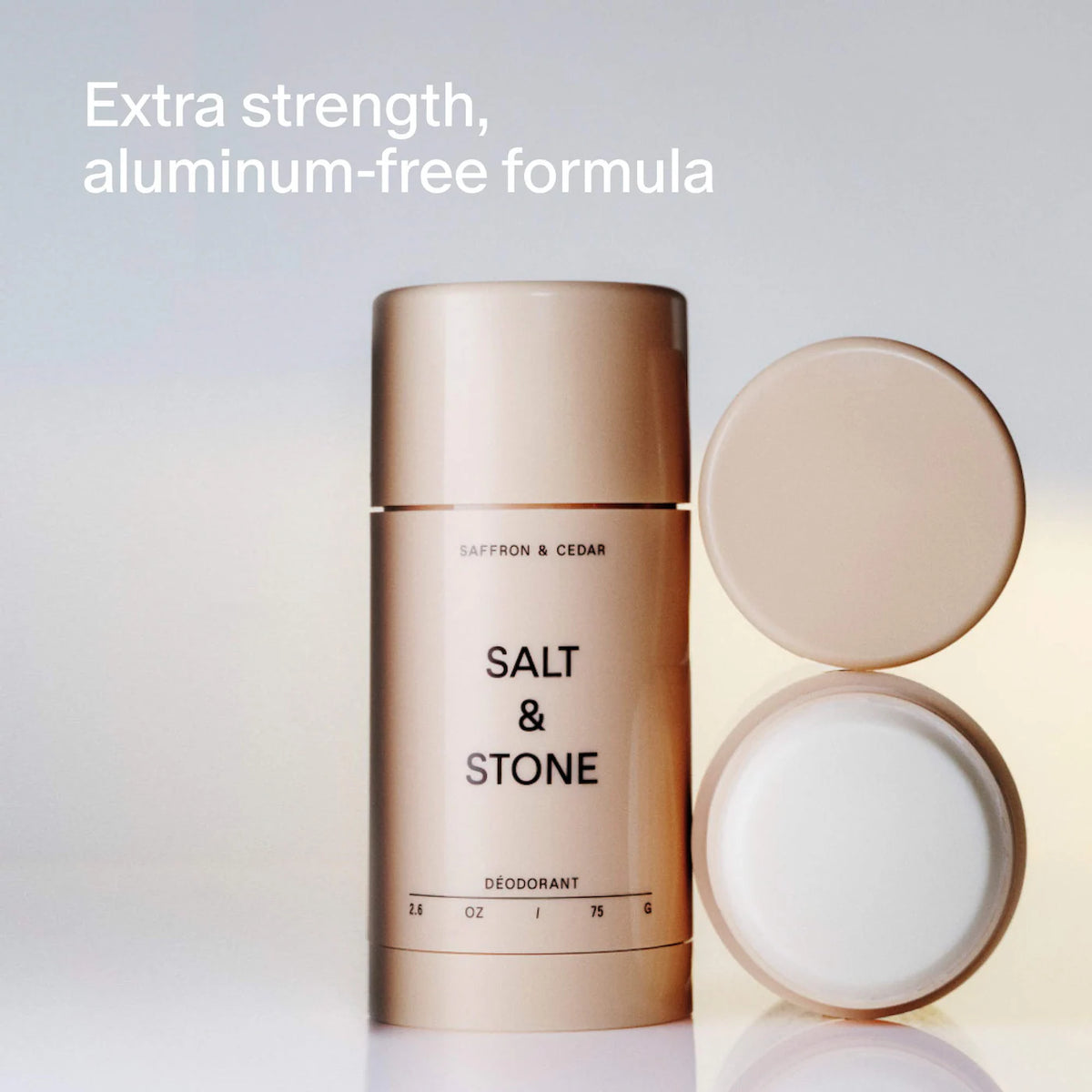 Saffron &amp; Cedar Extra-Strength Aluminum-Free Deodorant