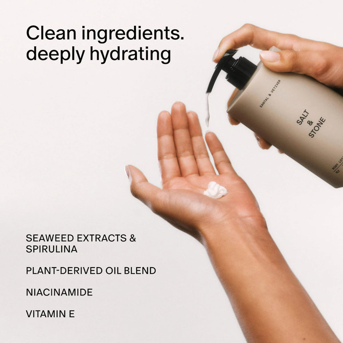 Santal &amp; Vetiver Hydrating Body Lotion with Niacinamide
